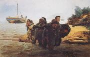 Ilia Efimovich Repin Boat tracker Germany oil painting artist